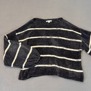 American Eagle Outfitters Blue Striped Sweater Womens Med Slouchy Oversized‎